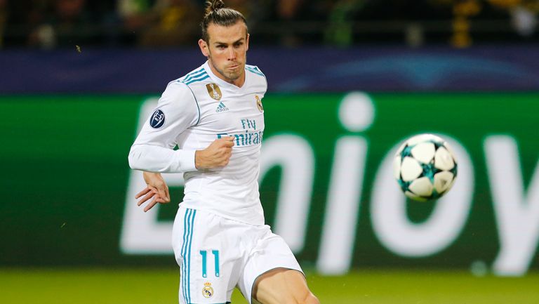 Bale disputa un juego de Champions League 