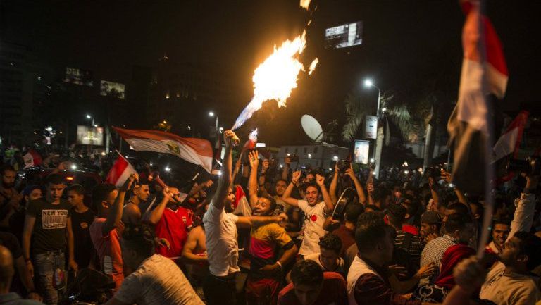 Egipcios festejan pase a Rusia 2018