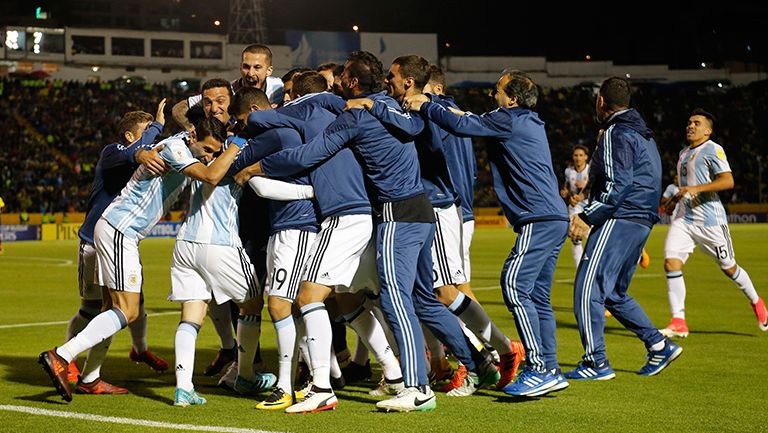 Argentina celebra clasificación al Mundial