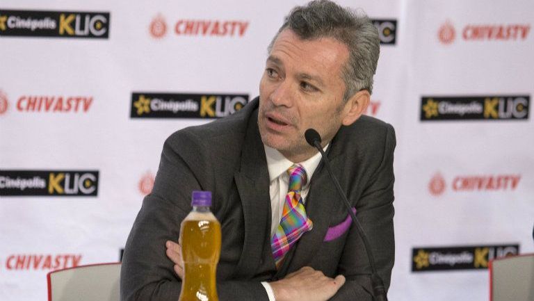 José Luis Higuera, durante una conferencia de prensa