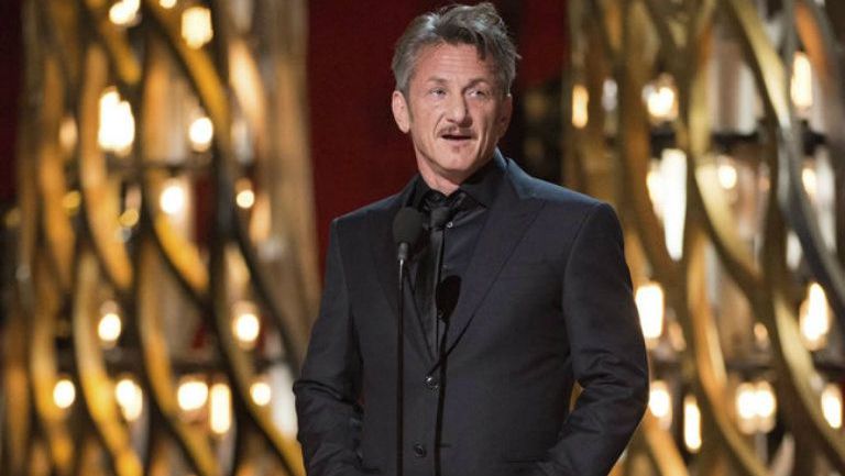 Sean Penn, durante la entrega de los premios Óscar
