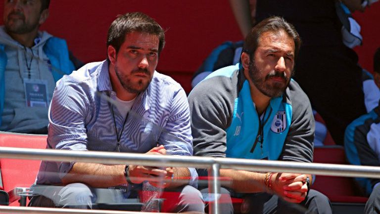 Arturo Villanueva y Joaquin Beltran ven el juego entre Toluca y Gallos del A2017