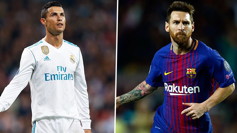 Messi y Ronaldo, en partidos con Real Madrid y Barcelona