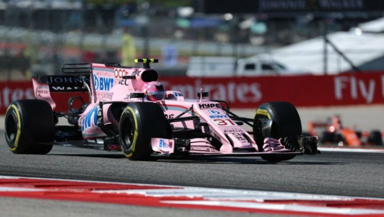 Force India, durante el GP de Estados Unidos