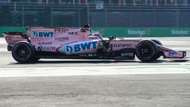 Checo, durante la ronda de claificación en el AHR