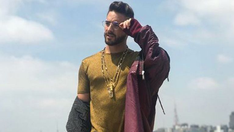 Maluma durante su estancia en Sao Paulo