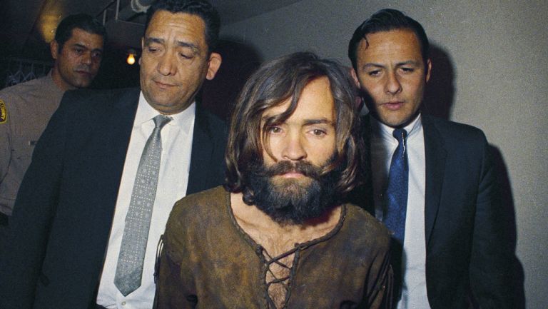 Charlos Manson cuando fue detenido en 1969 por asesinato 