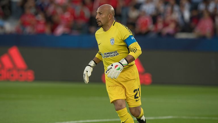 Óscar Pérez, durante juego en el Mundial de Clubes