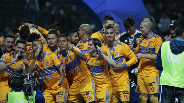 Tigres celebra el título del Apertura 2017