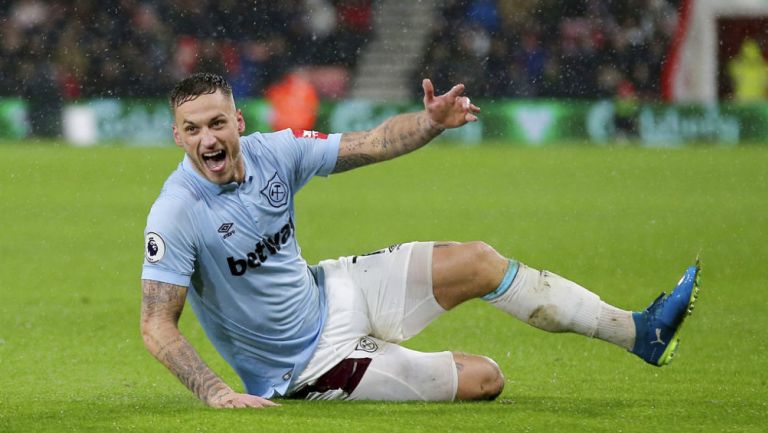 Marko Arnautovic celebra anotación contra Bournemouth