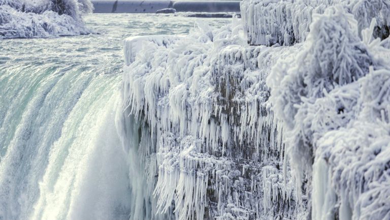 Así lucen las Cataratas del Niágara