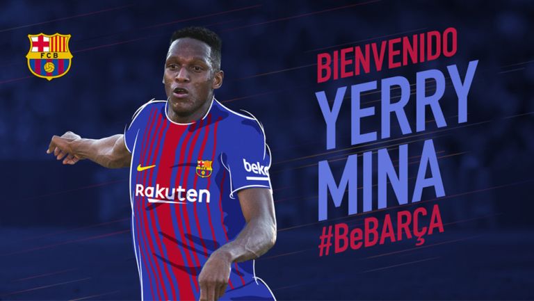Barcelona anuncia la llegada de Yerry Mina