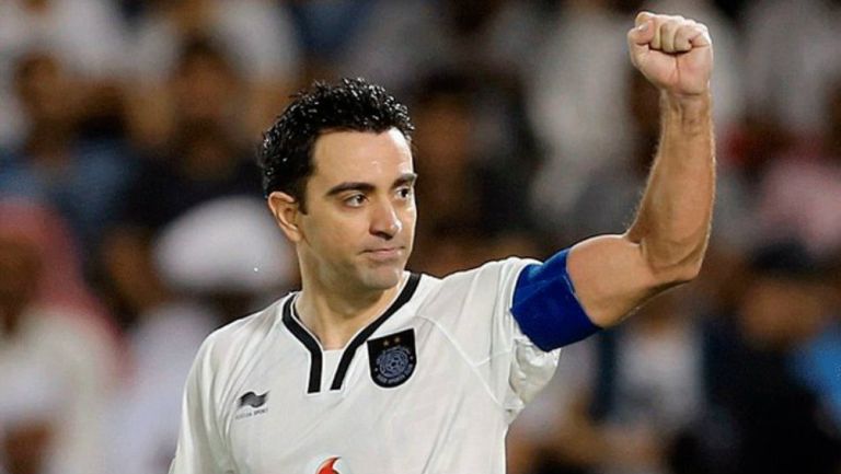 Xavi Hernández celebra victoria con el Al-Sadd SC en la Liga de Catar 