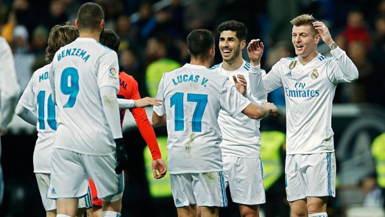 Toni Kroos celebra gol del Real Madrid 