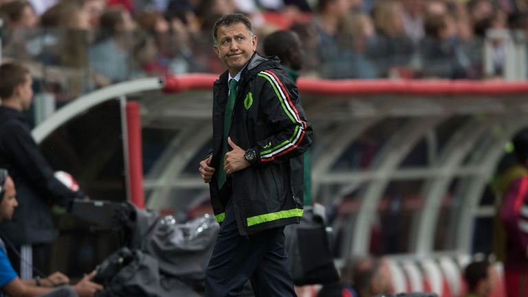 Juan Carlos Osorio, durante un juego de la Selección Mexicana