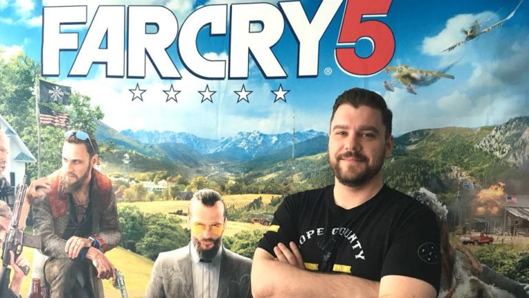Drew Holmes, contento con el resultado en Far Cry 5