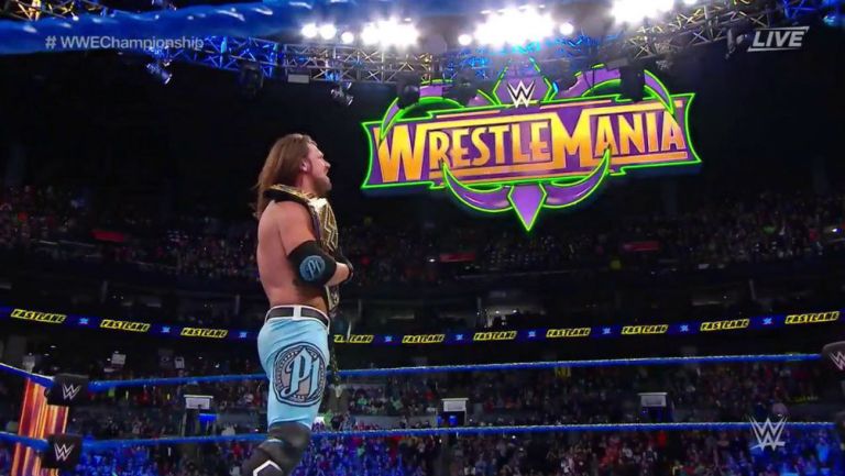  AJ Styles en WrestleMania 
