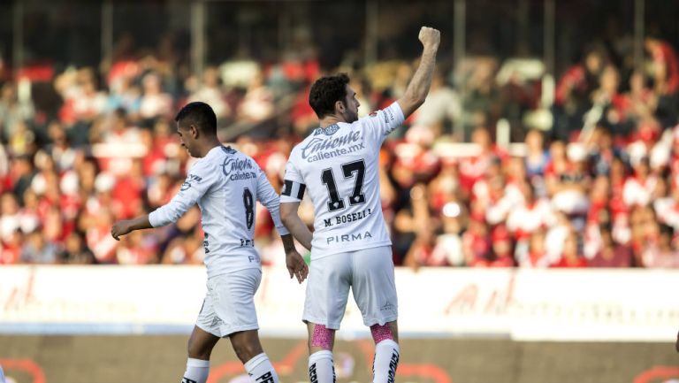 Boselli festeja gol contra Veracruz