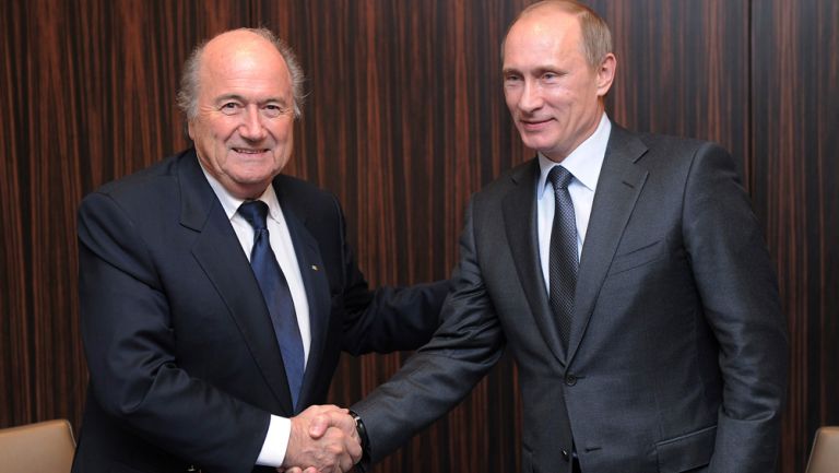 Blatter y Putin previo al Mundial de Rusia 218