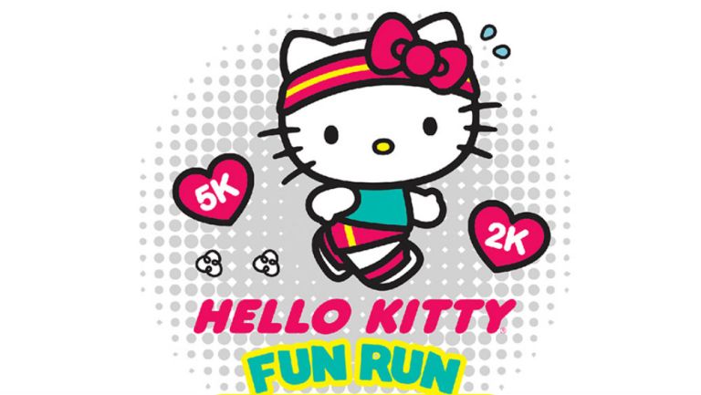 Promocional de la carrera Hello Kitty Fun Run