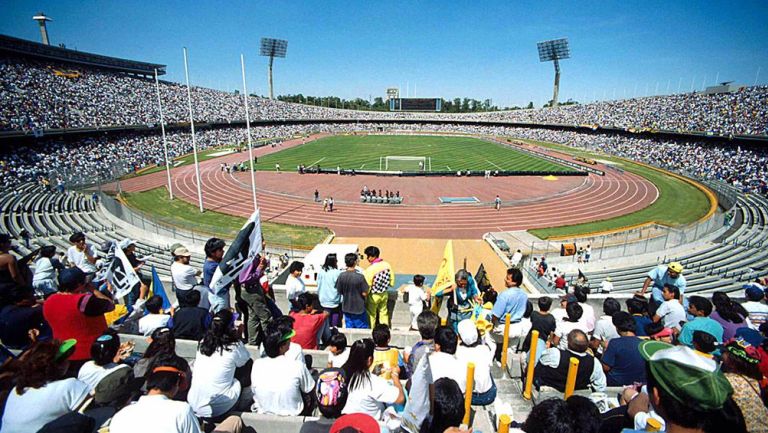 Estadio Olímpico Universitario en un partido de Pumas