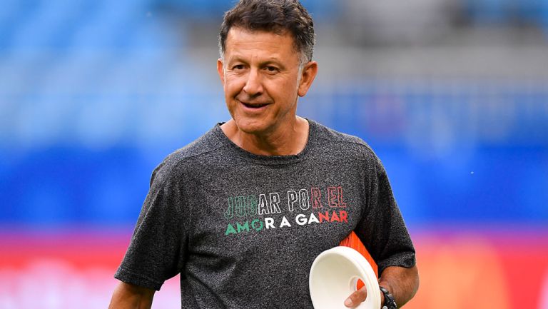 Osorio, durante un entrenamiento en Rusia 2018