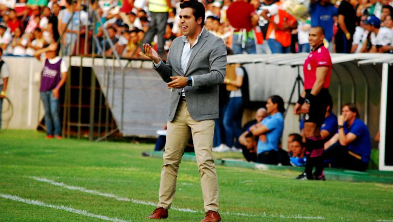 Michel Leaño, en su paso por el banquillo del Atlético Zacatepec