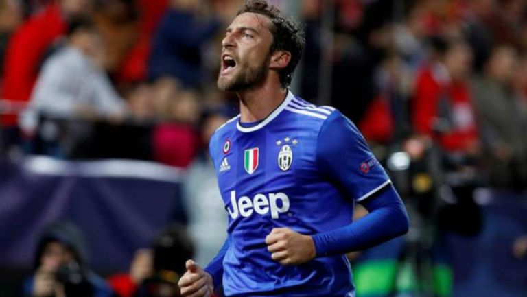 Claudio Marchisio en un partido con la Juventus 