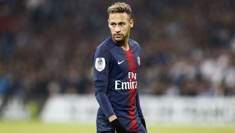 Neymar, en un juego de Liga con el París Saint-Germain
