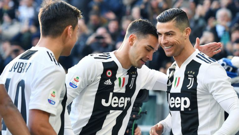 Juventus celebra su triunfa sobre el Sampdoria