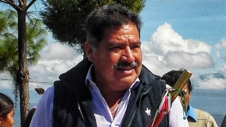 Alejandro Aparicio Santiago, en un evento en Oaxaca