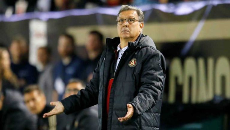 Martino en un partido del Atlanta United