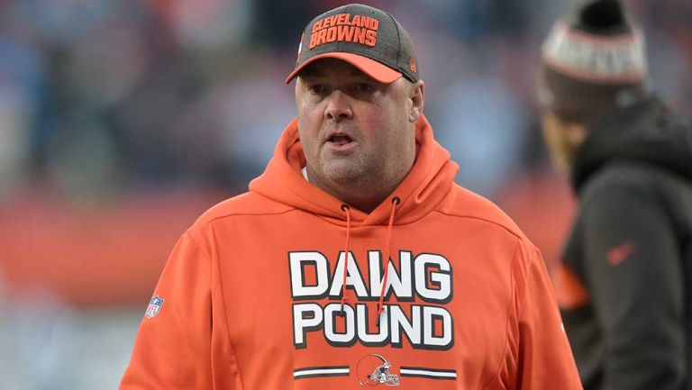 Freddie Kitchens en un partido con los Browns