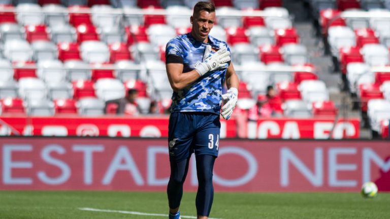 Nicolás Vikonis previo al encuentro ante Toluca