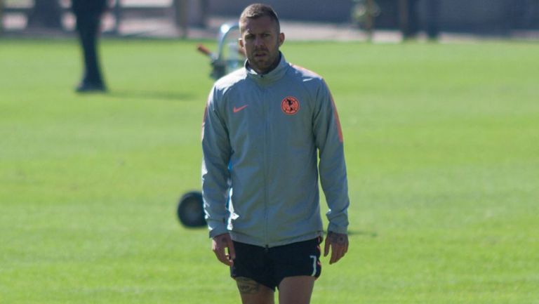 Jérémy Ménez en un entrenamiento con América