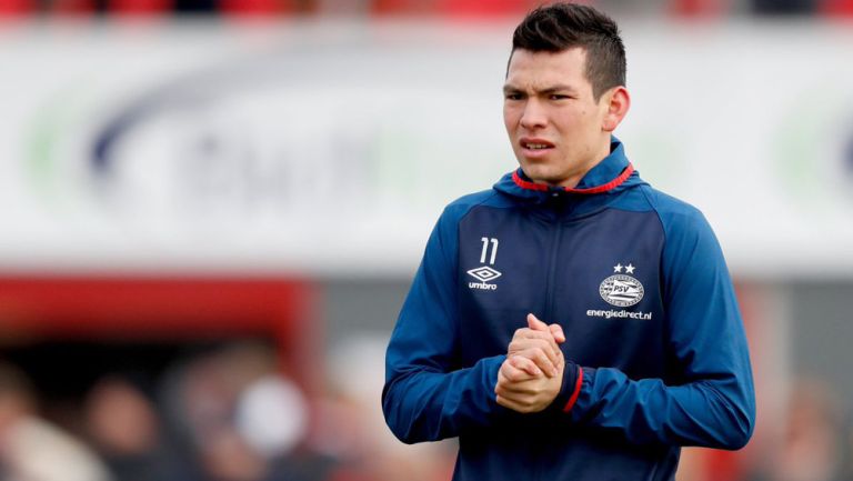 Lozano, previo a un duelo con el PSV en Holanda 