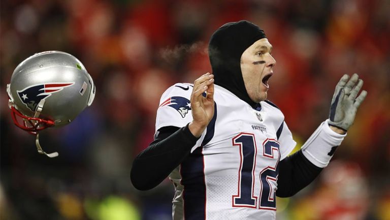 Tom Brady al término del partido ante Chiefs 