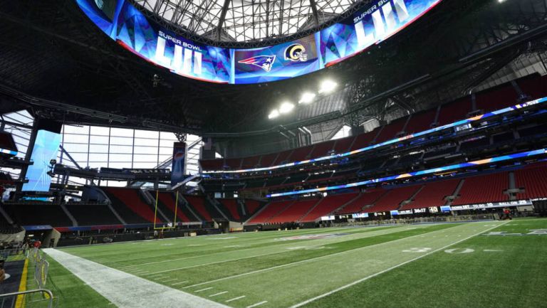 Mercedes Benz Stadium preparado para el Super Bowl LIII