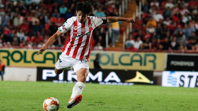 Matías Fernández con el Necaxa 