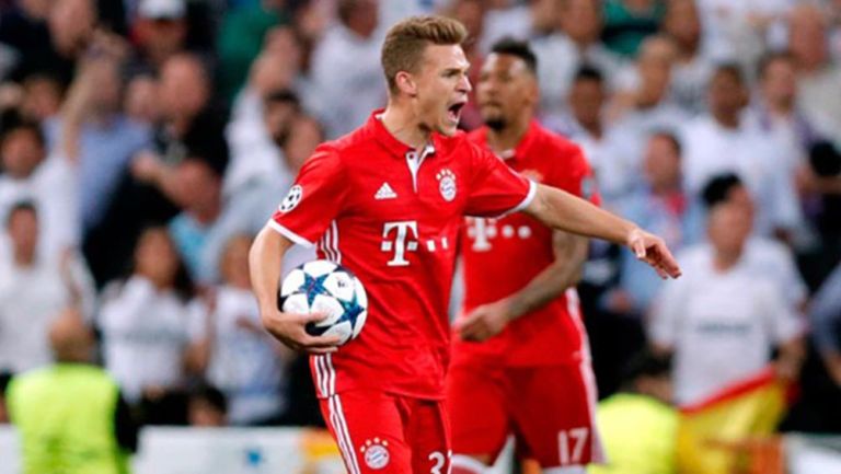 Kimmich durante un partido con el Bayern 