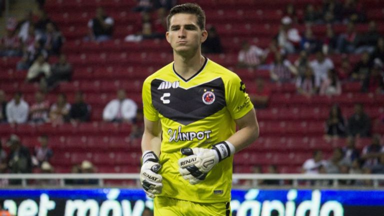 Sebastián Jurado, durante un juego del Veracruz
