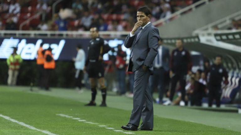 Luis Alfonso Sosa, durante el juego de Chivas y Atlético San Luis