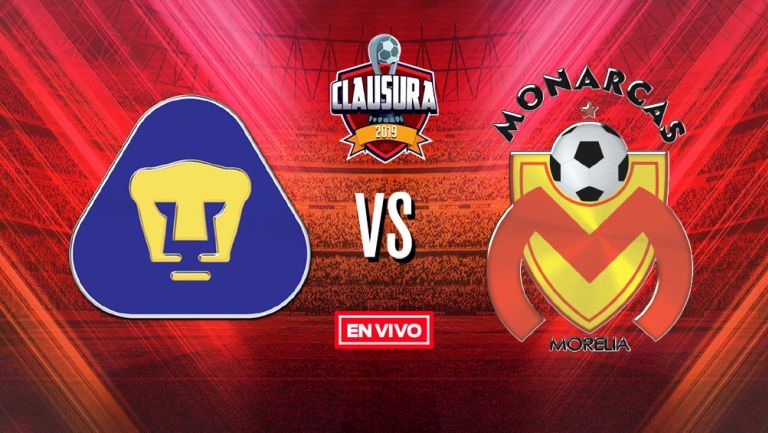 arco Nos vemos mañana contaminación Pumas vs Morelia Liga MX en vivo y en directo Jornada 10 Clausura 2019