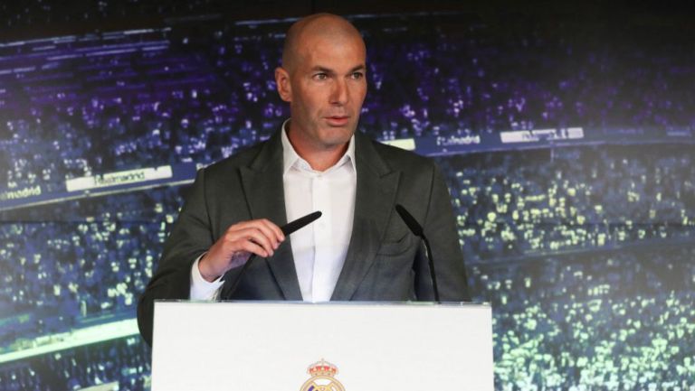 Zinedine Zidane habla en su presentación como DT del Real Madrid