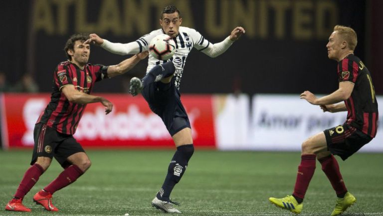 Funes Mori durante el partido contra Atlanta