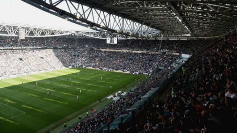 Gradas del Allianz Stadium para el juego de la Juve Femenil