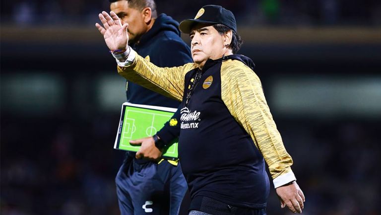 Maradona previo a un duelo de Dorados 
