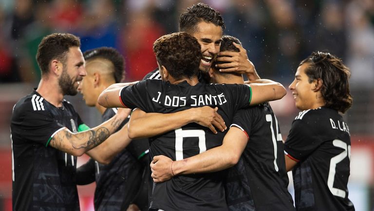 Diego Reyes festeja triunfo con la Selección Mexicana