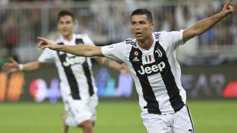 Cristiano Ronaldo celebra anotación con la Juventus 