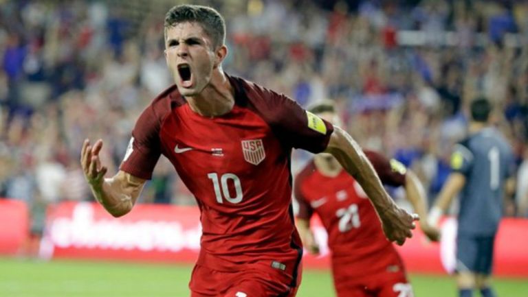 Christian Pulisic celebra anotación con Estados Unidos